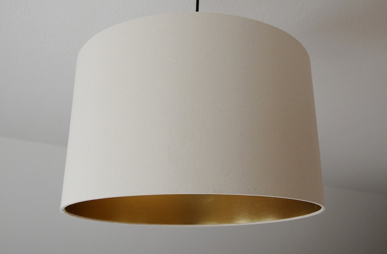 Lampshade Ecru-gold cream image 1