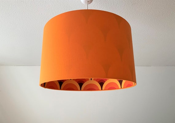 Orange ceiling cheap lamp shade