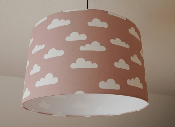 Pink cloud lampshade deals