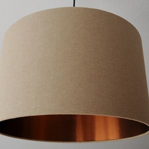 Lampenschirm &quot;Beige-copper&quot;