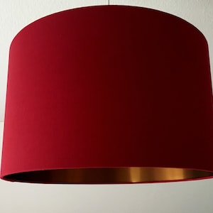 Lampshade &quot;Wine Red Copper&quot;