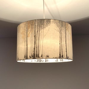 Lampshade "Birch Light Grey"