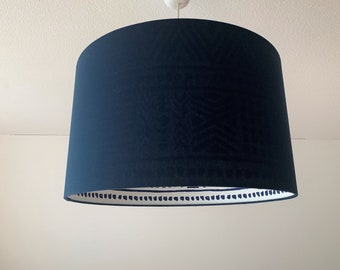 Lampshade "Ikat Akhma" (Navy)