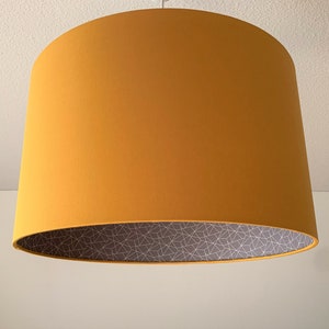 Lampshade &quot;Curry Yellow-Scribble&quot;