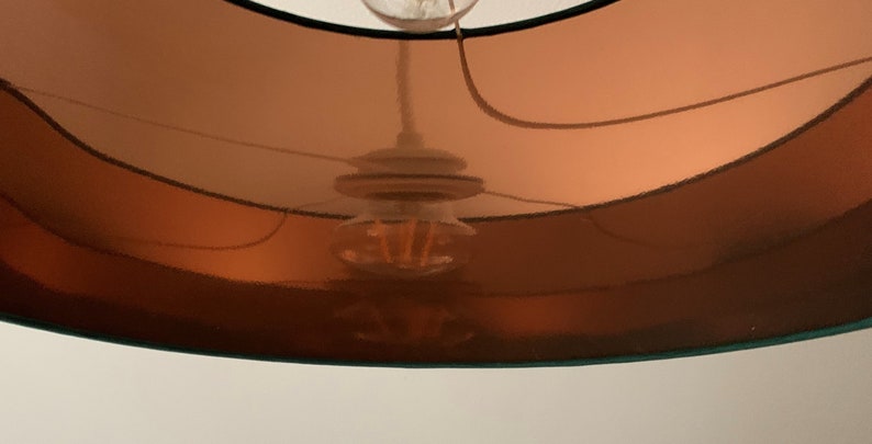 Lampshade Dark Green Mirror Copper image 2