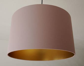 Lampshade "Rosewood-gold" (rosewood)