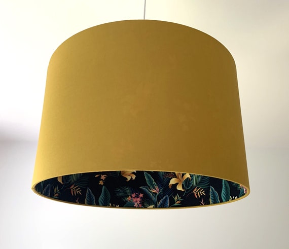 Etsy Lampshade - Hong hibiscus Kong