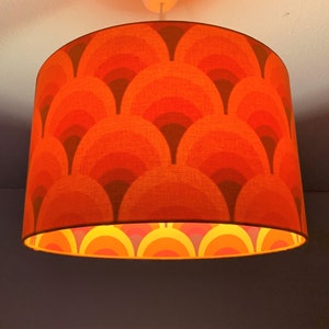 Lampshade &quot;Retro Orange&quot;