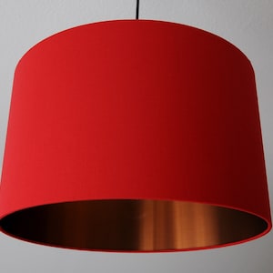 Lampshade "Purple red-copper"