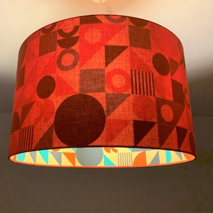 Lampenschirm &quot;Mid century-Terrakotta&quot;