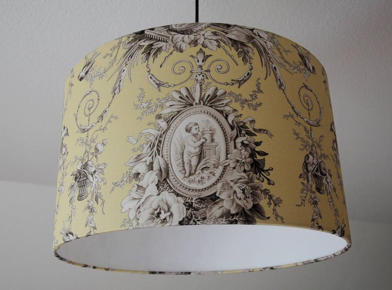 Abat-jour « Toile de Jouy » (amulette) - Etsy France