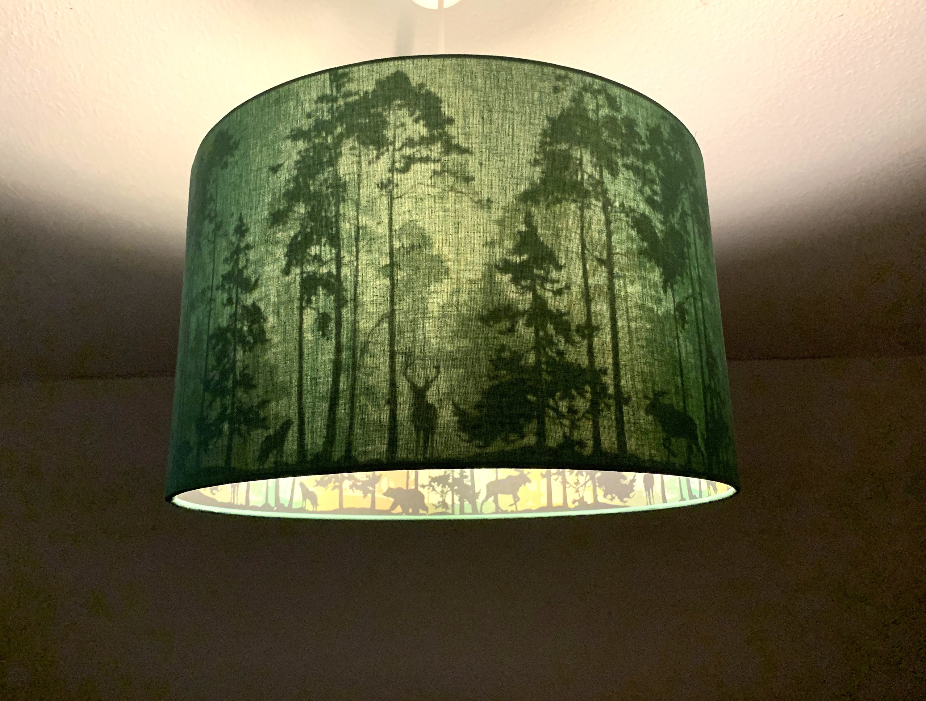 Lampshade in the Forest - Etsy