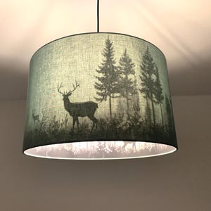 Pantalla de lámpara "En el bosque"