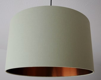 Lampshade "Lindgrün-Kupfer"