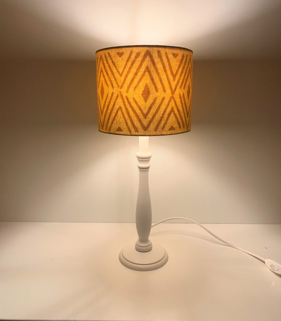 Table Lamp ethnic Mustard Yellow Etsy UK
