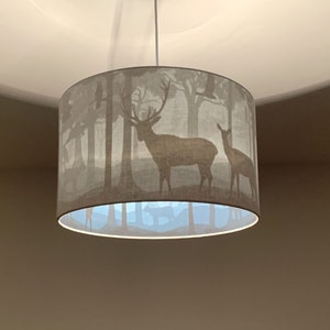 Lampshade &quot;In Forest Blue&quot;