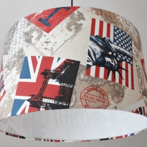 Lampenschirm &quot;USA/Großbrittanien&quot; D40cm