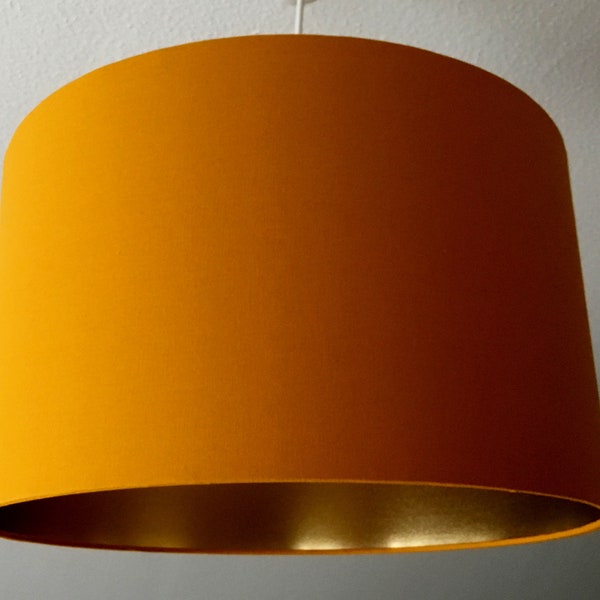 Lampenschirm "Mustard-Gold" (Senfgelb)