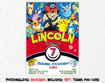 pokemon invitations etsy pokemon invitations printable free