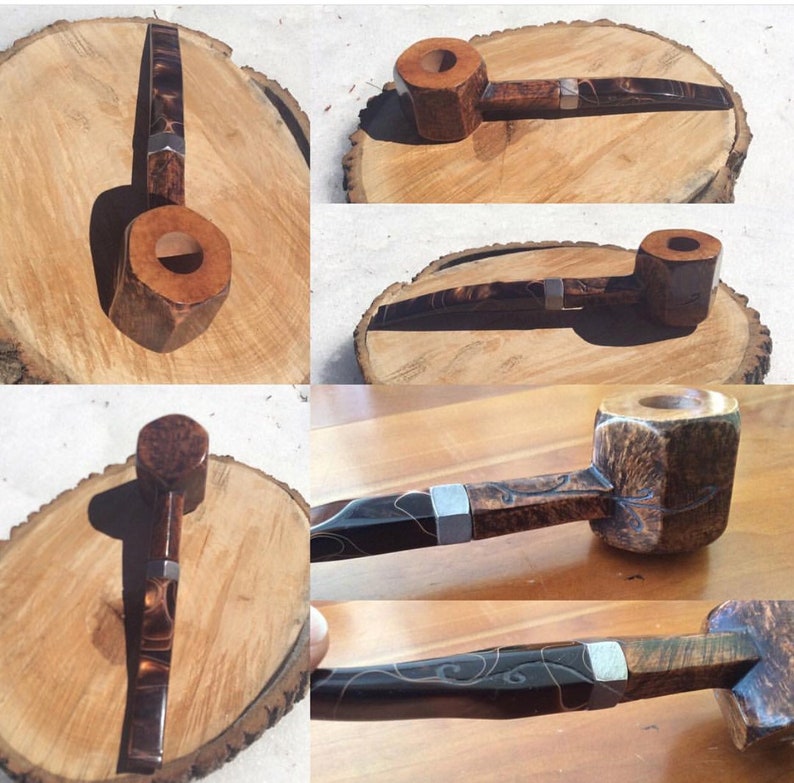 Custom Engraved Pipes gift pipes Fathers Day types tobacco Etsy
