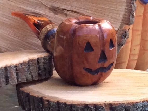 Briar Halloween Pumpkin Pipe Briar Pipe Halloween Pipe