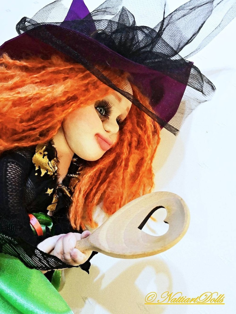 Housewarming Gift Hanging Kitchen Witch Decor Textile - Etsy