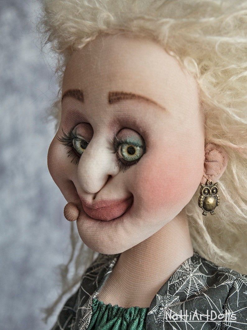 Art Doll Fabric Doll Handmade Fantasy Doll, Cloth Rag Doll Fantasy