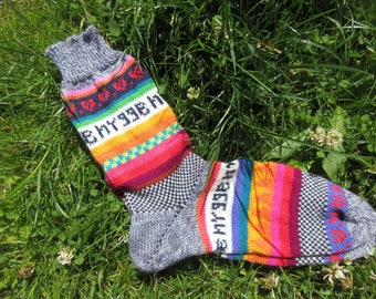 Colorful socks hygge size. 42/43 - brightly colored men's socks