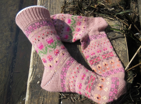 Knitted socks size 39 40