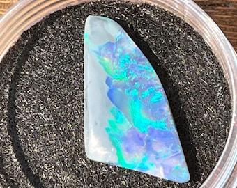 Australian dark crystal Freeform opal