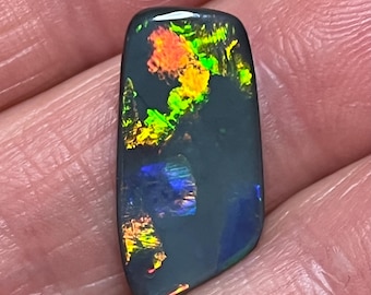 Rare Solid Black Mintabie Opal