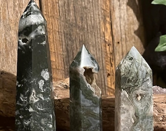 Moss Agate point/ tower/ generator