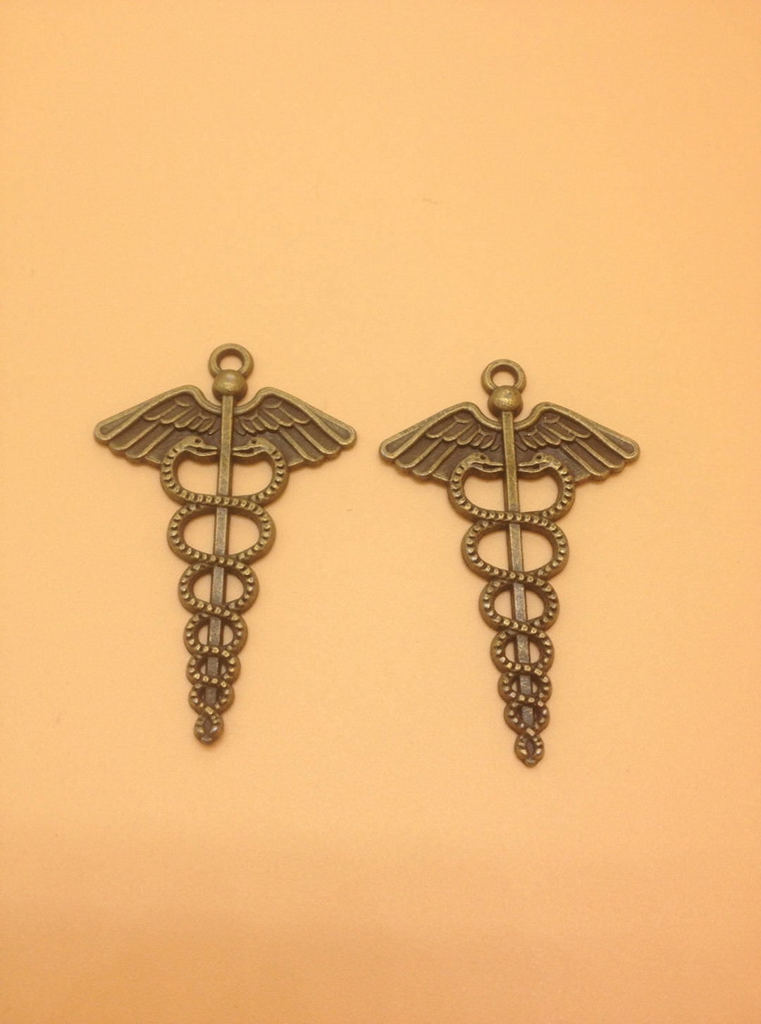 20 Pcs of Antique Bronze&antique Silver Medical Symbol - Etsy