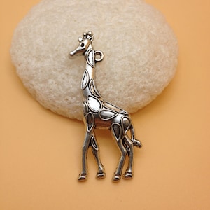 10pcs 2 Color 25x52mm Giraffe Charms Pendants Giraffa Camelopardalis Charms Jirafa Charms