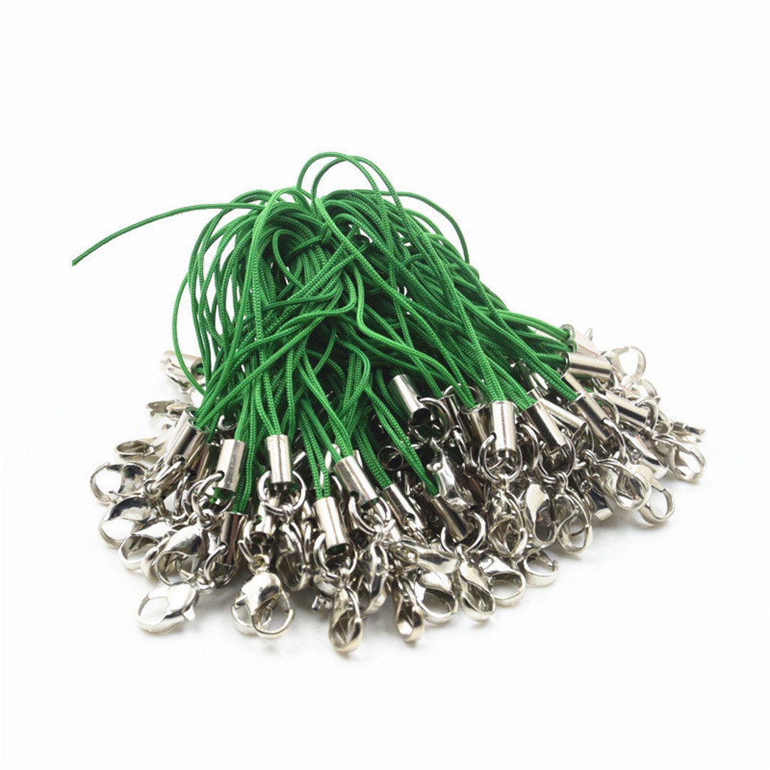 100PCS 65mm Long Alloy Lobster Clasp Green Colors Mobile Phone Etsy