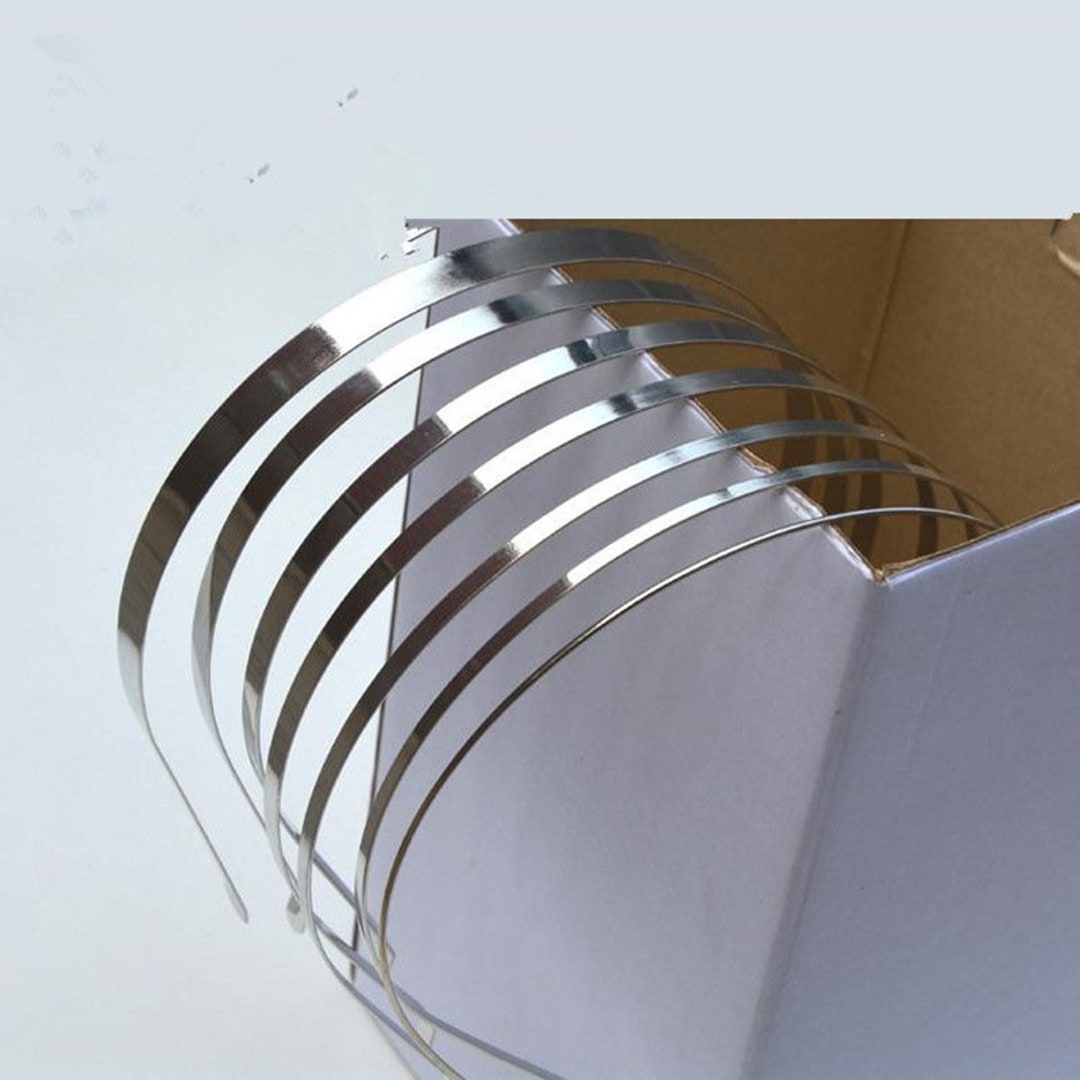 Blank Headbands 20pcs Wholesale DIY Silver Metal Hairbands Etsy