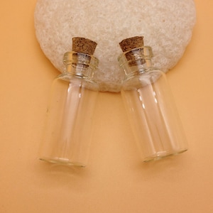 Glass Bottles 40pcs 18x40mm Empty Glass Vials Glass Bottles Mini Glass Bottles Glass Vials With Cork Tiny Bottle Small Glass Jar Small Cork