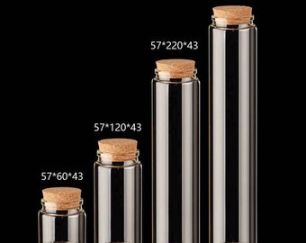 Glass Bottles Empty Glass Vials Glass Bottles Mini Glass Bottles Glass Vials With Cork Tiny Bottle Small Glass Jar Small Cork DIY