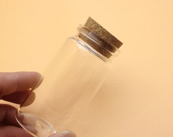 SELL 4pcs 46x90mm empty glass vials glass bottles mini glass bottles. glass vials with cork tiny bottle Ssmall glass Jar Small Cork.