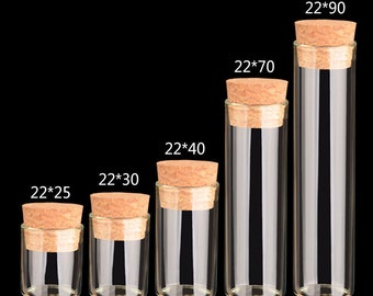 Glass Bottles 10 PCS Empty Glass Vials Glass Bottles Mini Glass Bottles Glass Vials With Cork Tiny Bottle Small Glass Jar Small Cork
