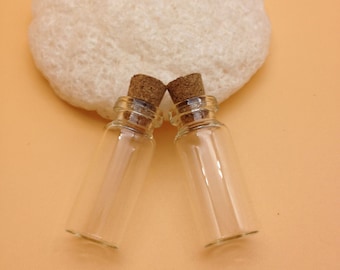 40pcs 12x24mm empty glass vials glass bottles mini glass bottles. glass vials with cork tiny bottle Ssmall glass Jar Small Cork.