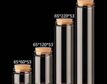 Glass Bottles Empty Glass Vials Glass Bottles Mini Glass Bottles Glass Vials With Cork Tiny Bottle Small Glass Jar Small Cork DIY