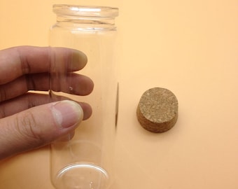 SELL 4pcs 46x120mm empty glass vials glass bottles mini glass bottles. glass vials with cork tiny bottle Ssmall glass Jar Small Cork.