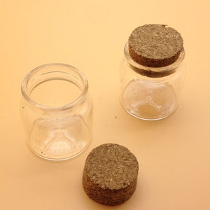 Glass Bottles 4pcs 50ml Empty Glass Vials Glass Bottles Mini Glass Bottles Glass Vials With Cork Tiny Bottle Small Glass Jar Small Cork DIY