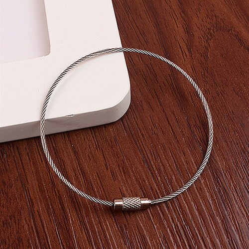 10pcs Stainless Steel Wire Necklace Cord With Brass Screw Etsy