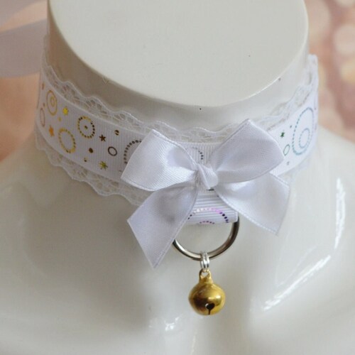 Kitten Pet Play Collar Gear princess DDLG Choker Necklace Etsy