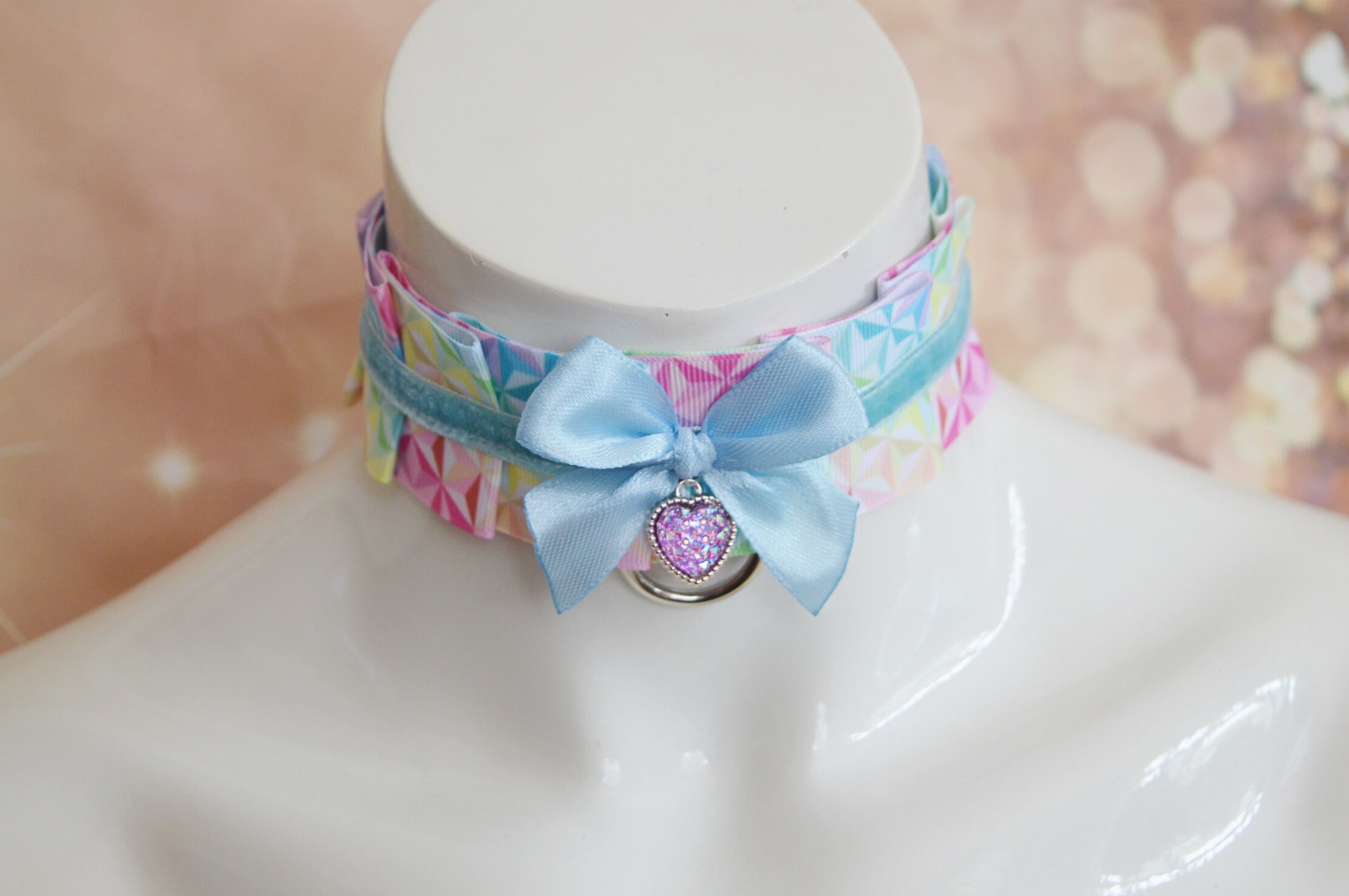 Made to Order Kitten Play Collar Paphila Pleated Pastel Kawaii