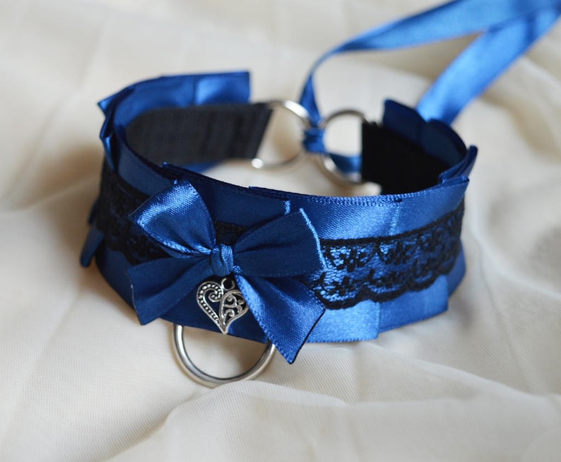 Made to Order Kitten Play Collar Midnight Lover Black & Etsy