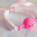 Made to Order - BDSM Accessories - Pink Ball Gag from Silicone - for BDSM kitten play collar ddlg kink collars kittenplay by Nekollars 