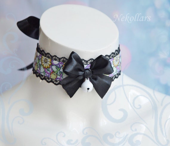 Girlyblue Made to Order Kitten play collar daddy kink ddlg cgl princess fairy kei kawaii cute lolita pet pastel choker neko costume